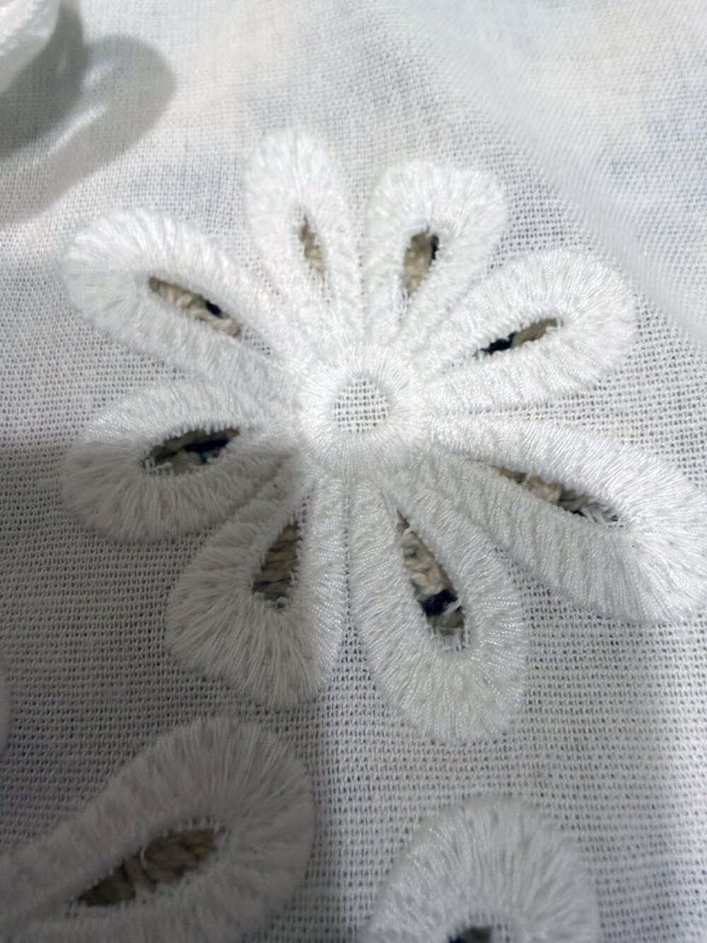 By Anthropologie Pieced Crochet Sweater Tank Ivory XXS - Picture 13 of 14
